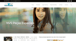 Desktop Screenshot of nvspecasespeciais.com.br